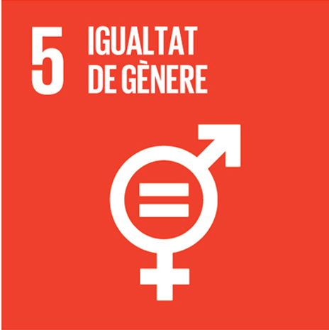 Icona ODS 2030. Objectiu 5: Igualtat de gènere